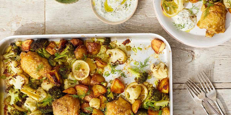 Spring Chicken & New Potato Tray Bake with Herbs | ArdMoor