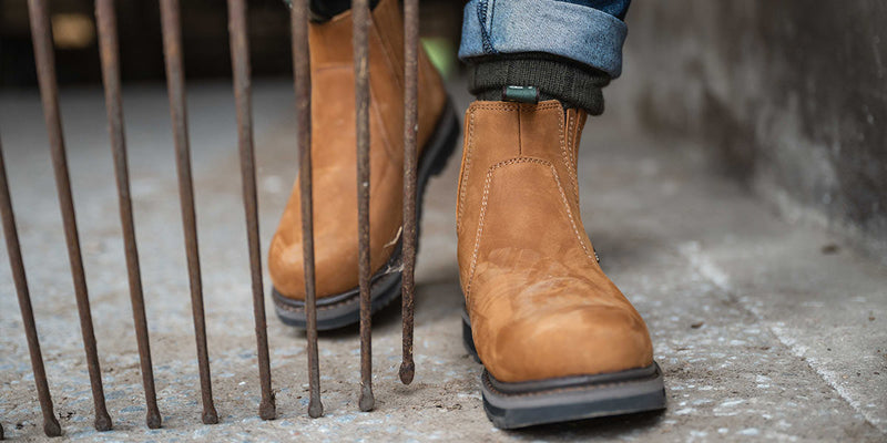 Durable summer farm work boots