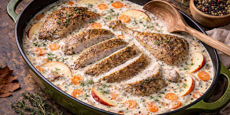 Sweet & Creamy Autumn Pheasant & Apple Casserole | Game Bird Recipe | ArdMoor