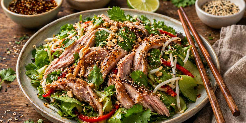 Warm Pheasant Salad with a Hint of the Orient | Game Bird Healthy Recipe | ArdMoor