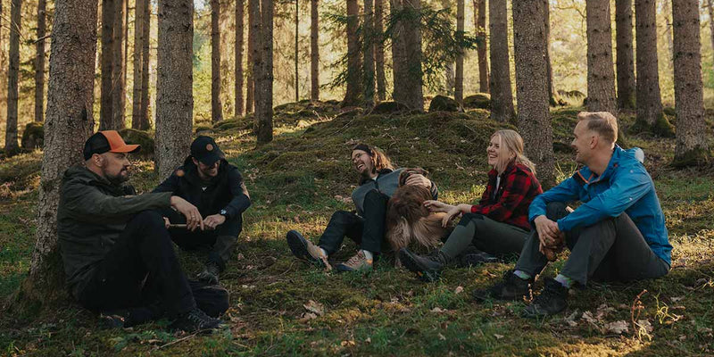 People enjoying long day outdoors in British countryside wearing comfortable country clothing