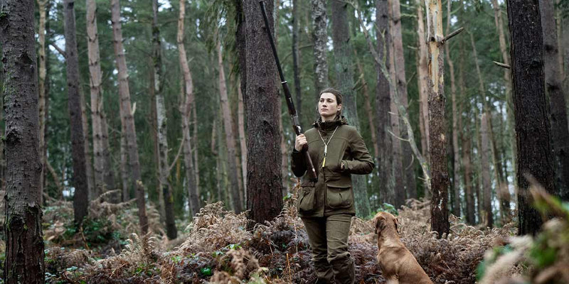 Waterproof shooting jacket in the rain