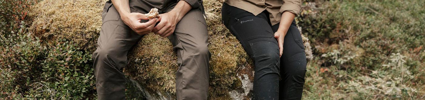 Pinewood waterproof trousers for stalking dog walking
