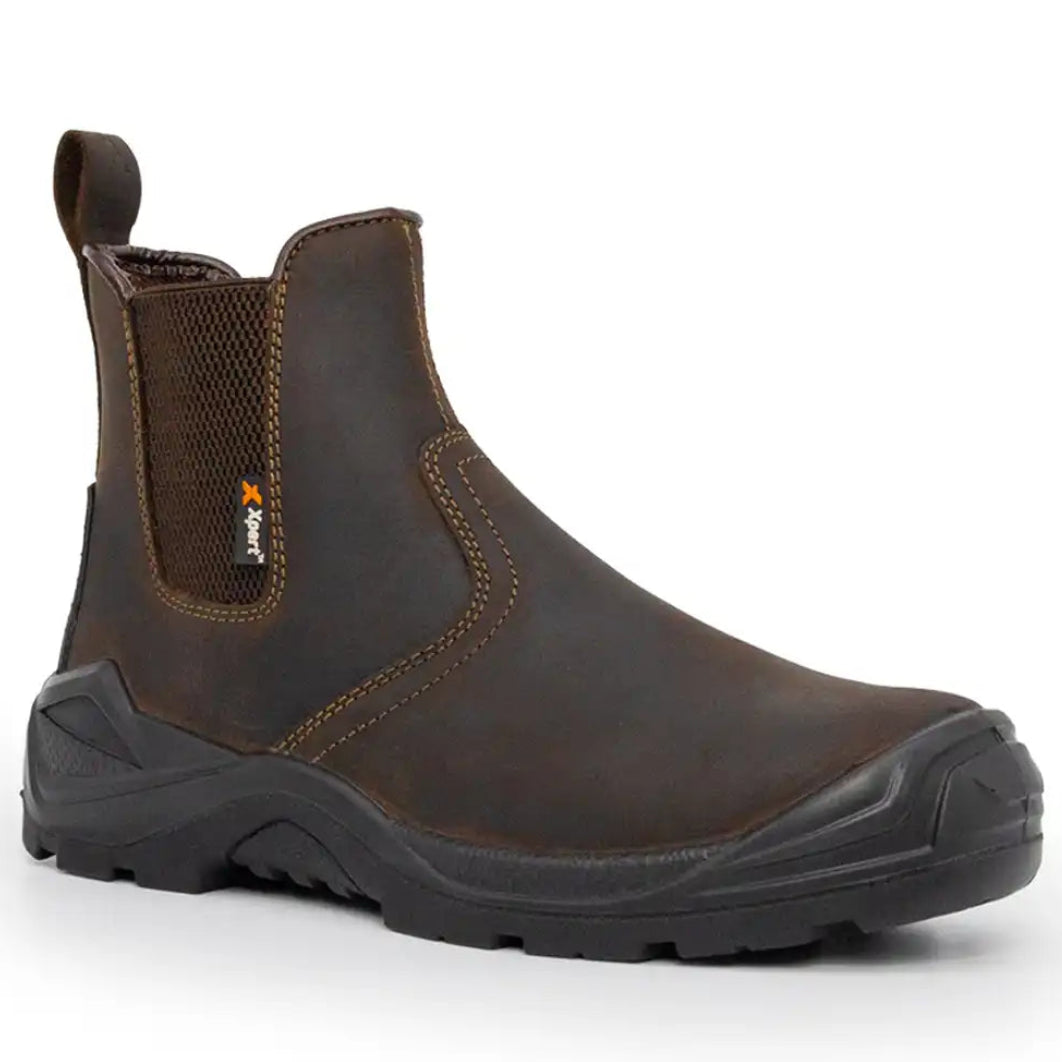 Xpert Defiant SBP Safety Dealer Boot Brown - Front Side