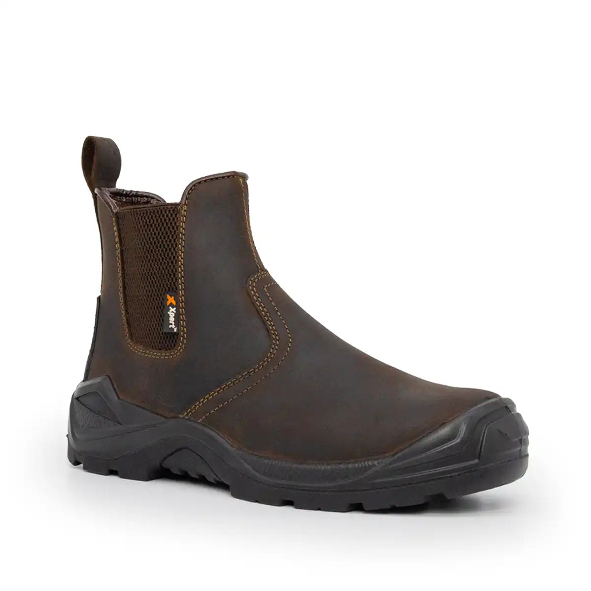 Xpert Defiant SBP Safety Dealer Boot Brown - Front Side