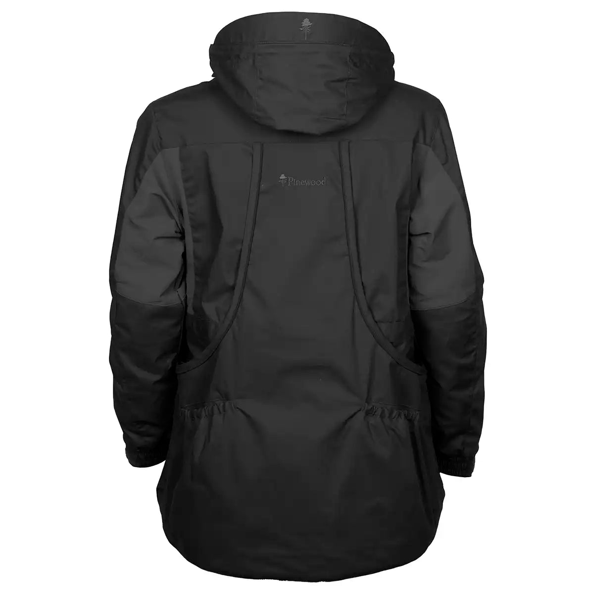 Pinewood Dog Sports Womens Trainer Jacket- Black- back