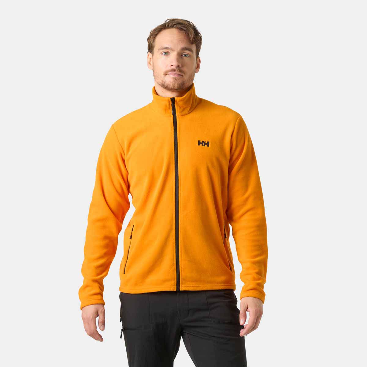 Helly Hansen Daybreaker Fleece Jacket - ignite orange - on model 