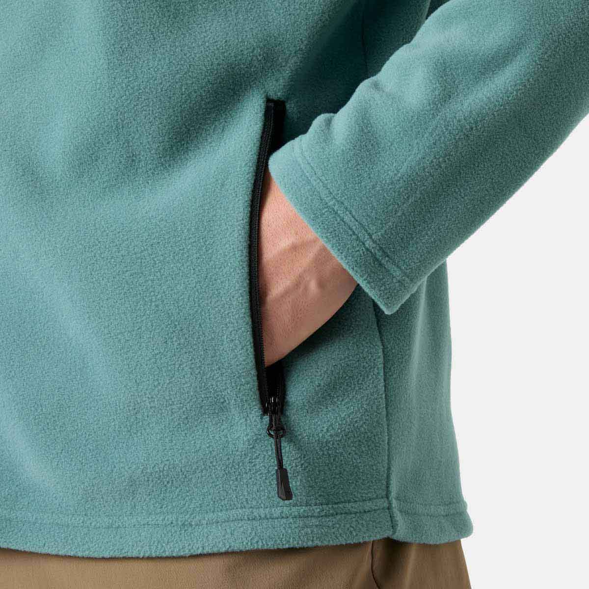 Helly Hansen Daybreaker Fleece Jacket - Opal Green - pocket 