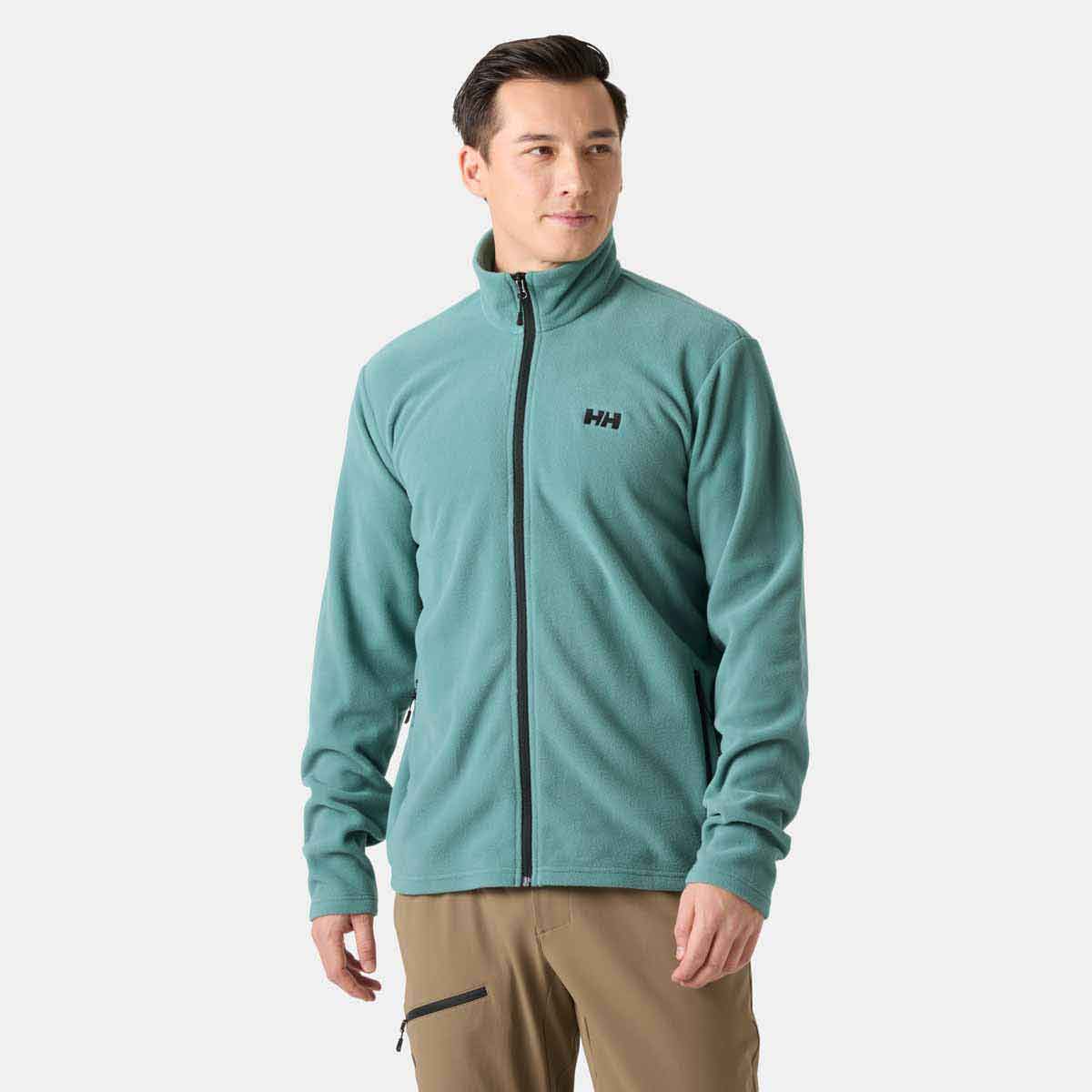 Helly Hansen Daybreaker Fleece Jacket - Opal Green - on model 