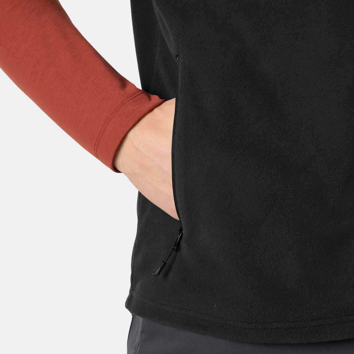 Helly Hansen Daybreaker Fleece Vest - Black - pocket