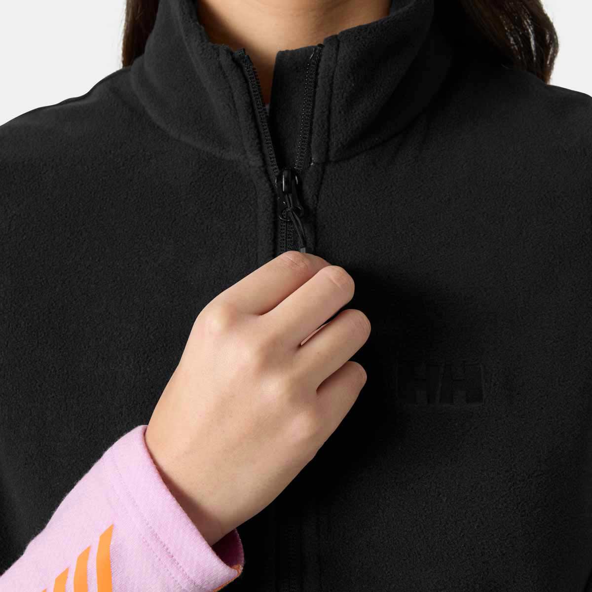 Helly Hansen Womens Daybreaker Fleece Vest  - Black Zip 