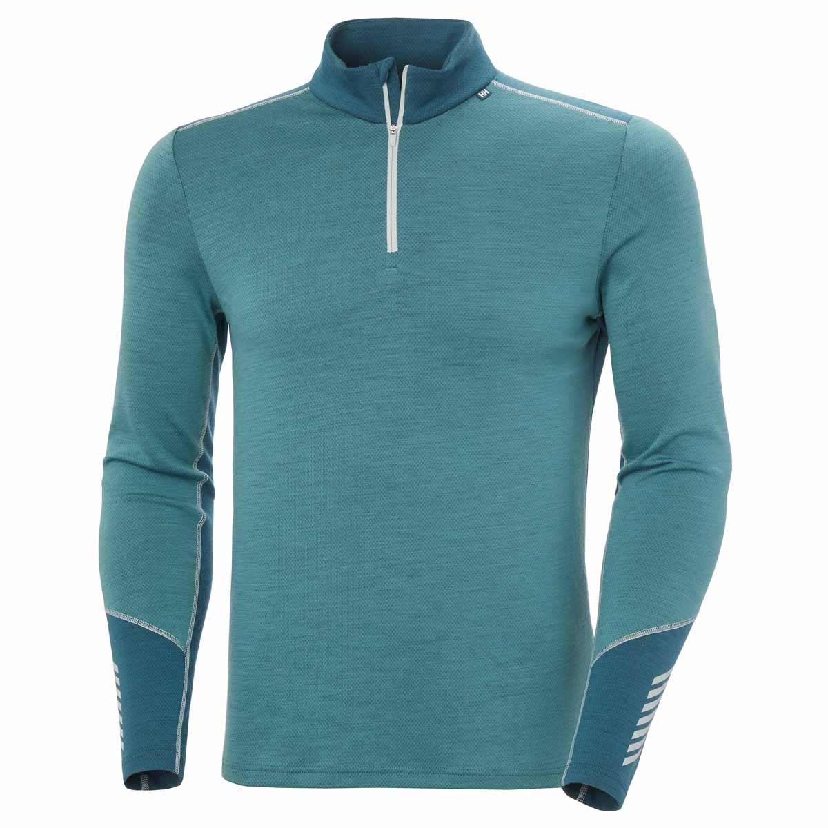 Helly Hansen Lifa Merino Midweight 1/2 Zip - Opal Green 