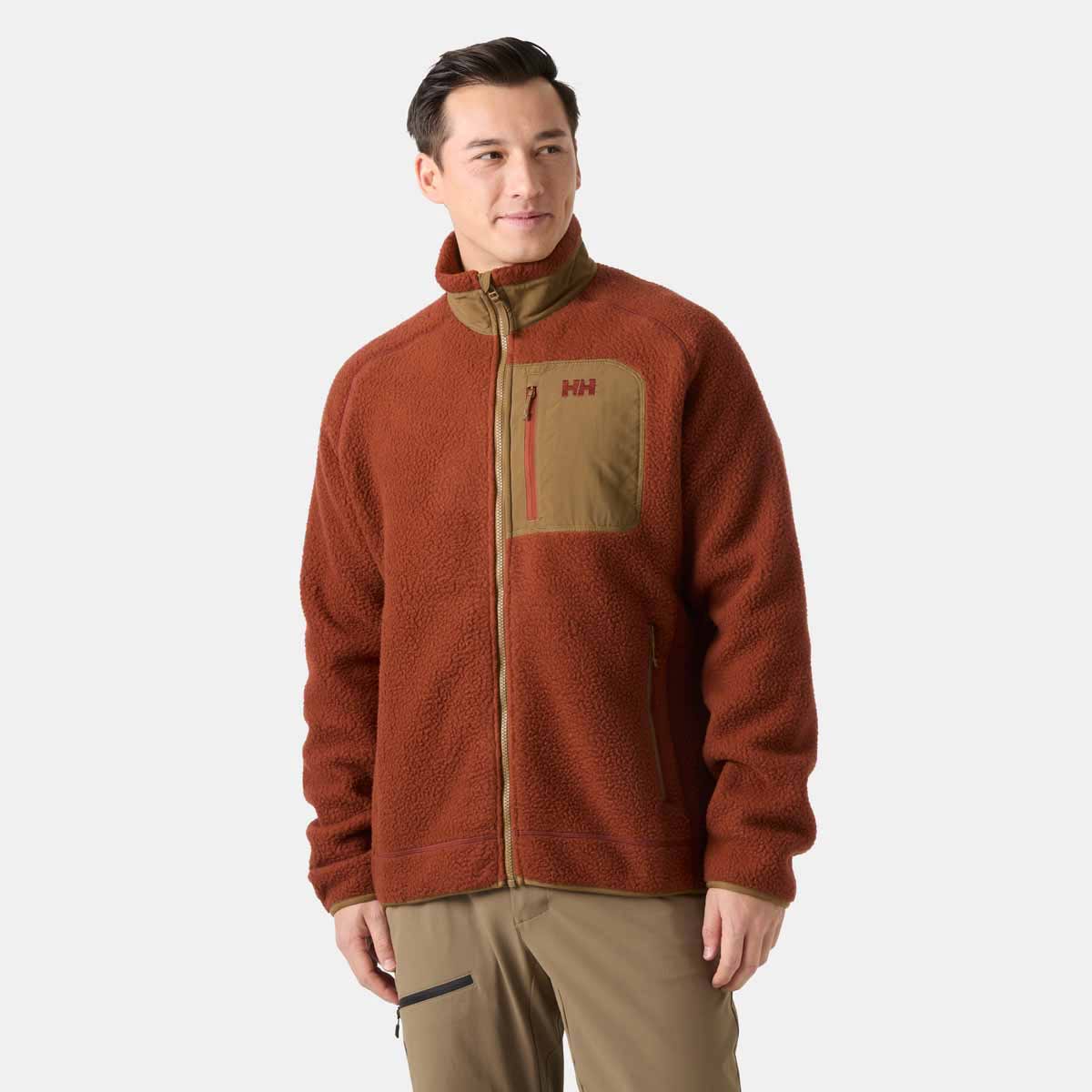 Helly Hansen Panorama Pile Block Jacket  - iron oxide