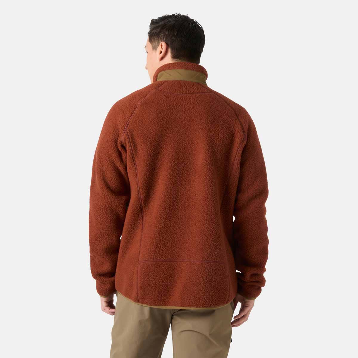 Helly Hansen Panorama Pile Block Jacket  - iron oxide - rear