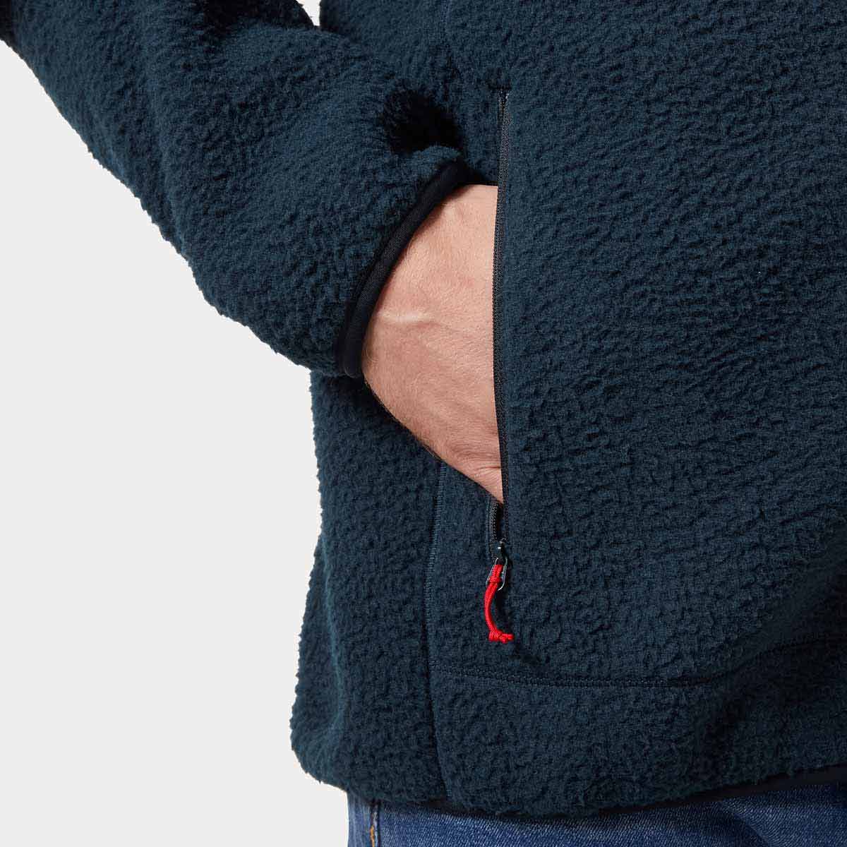 Helly Hansen Panorama Pile Block Jacket - navy - pocket 