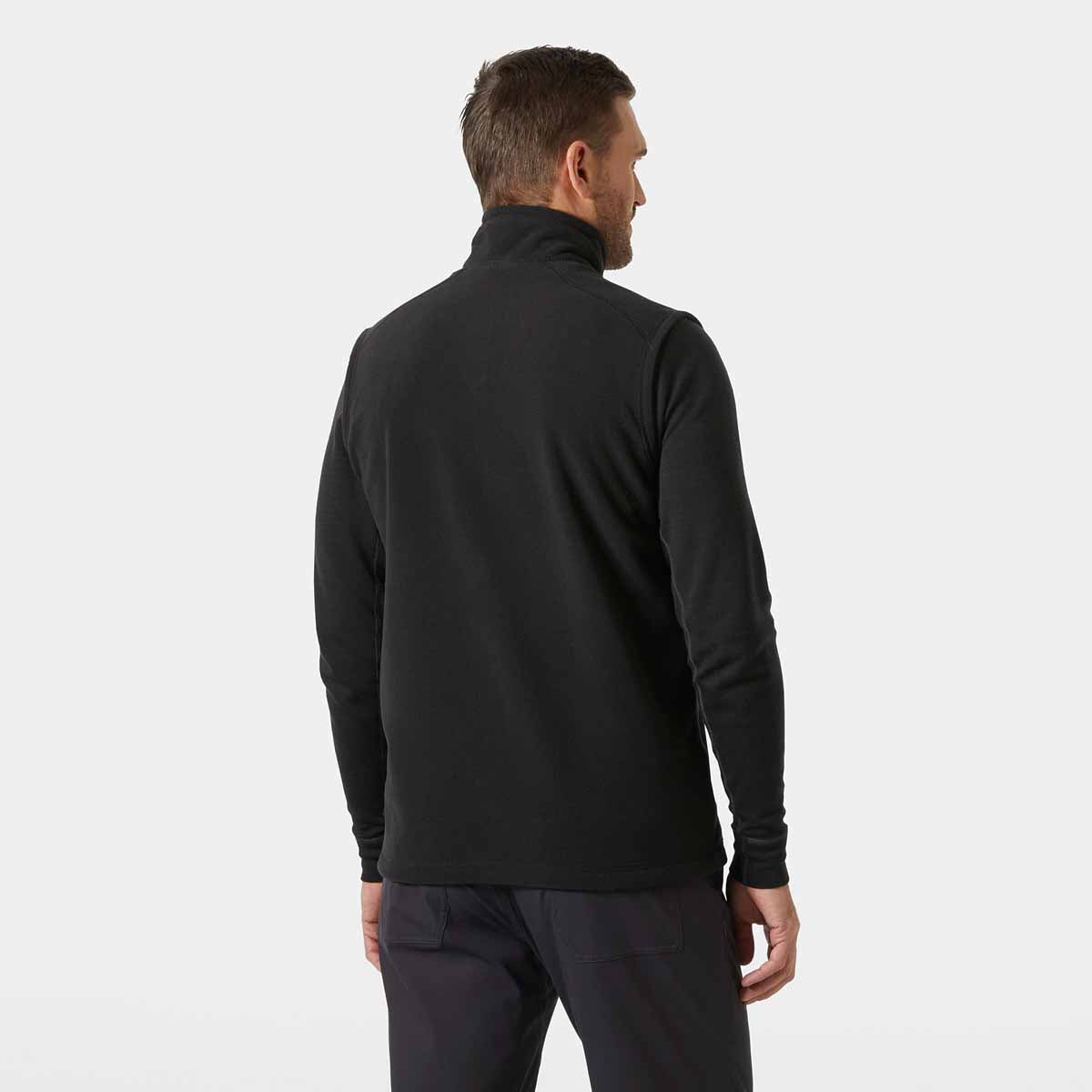 Helly Hansen Daybreaker 1/2 Zip Fleece - Black - Rear