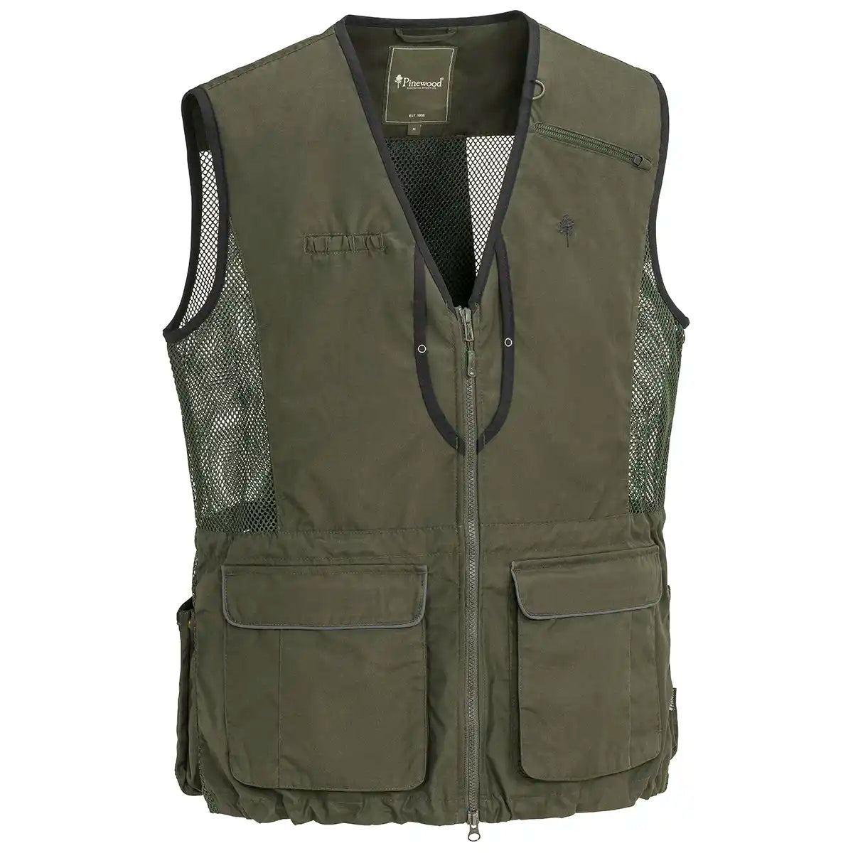 Pinewood Dog Sports 2.0 Vest- Moss Green- front