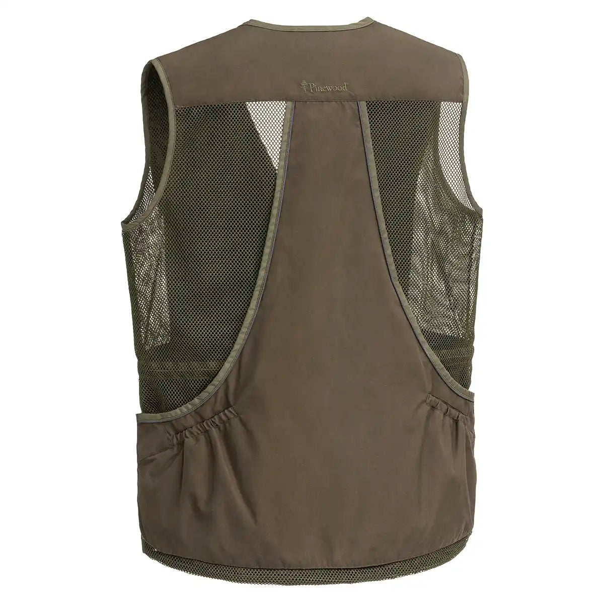Pinewood Dog Sports 2.0 Vest- Suede Brown/Dark Olive- back