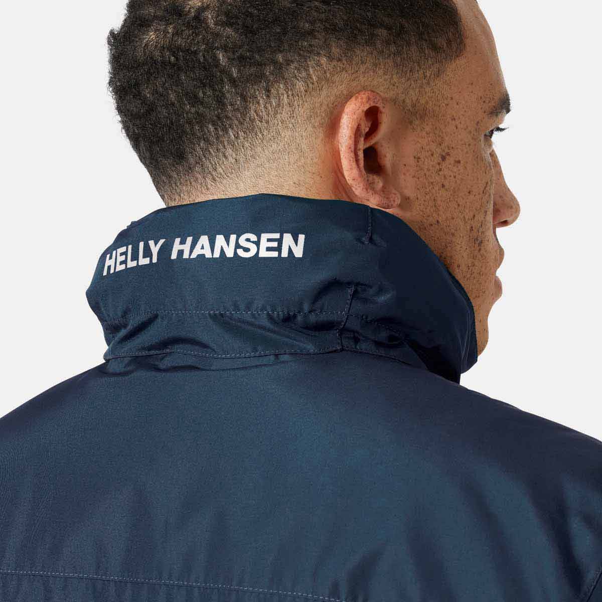 Helly Hansen Dubliner Insulated Jacket - Navy - collar 