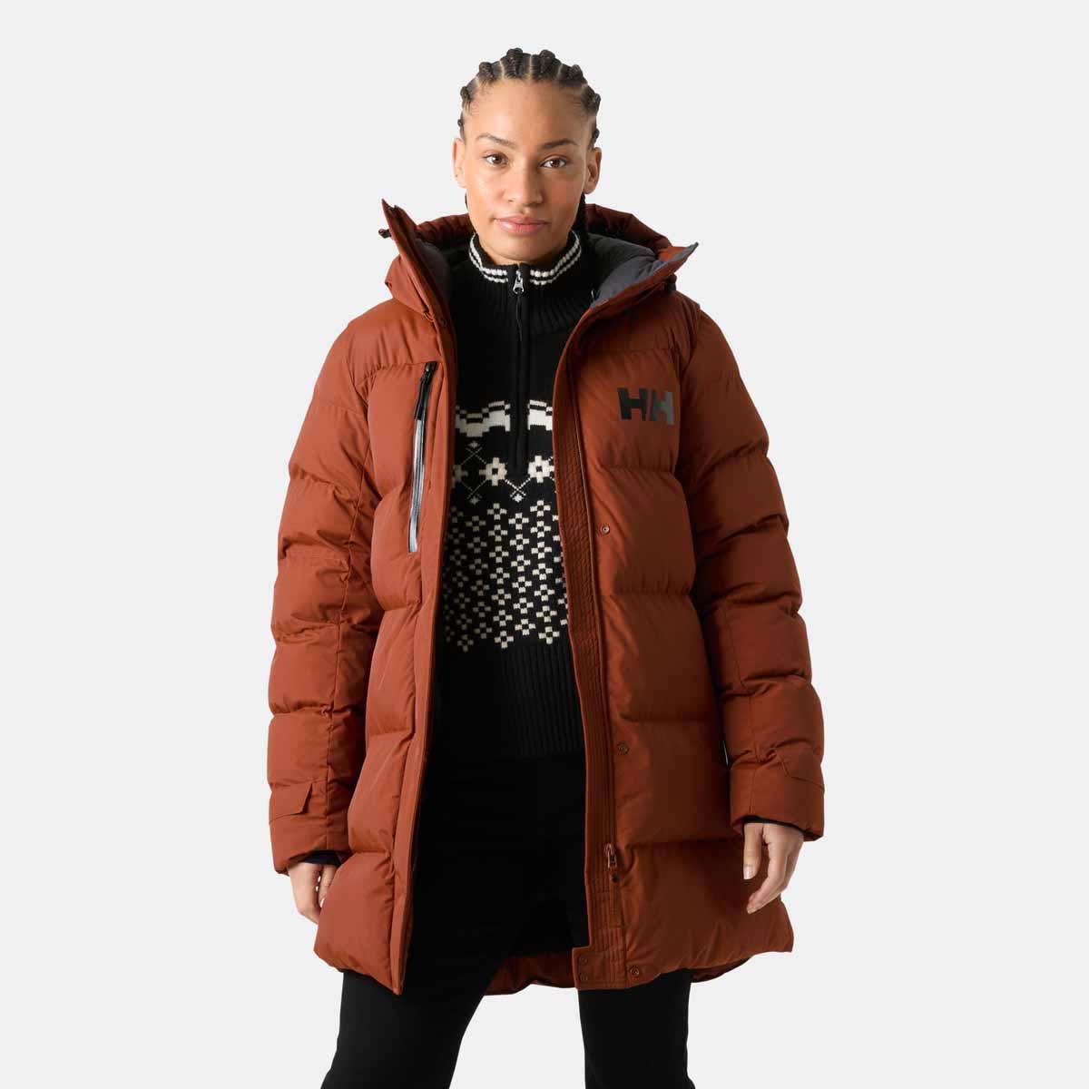 Helly Hansen Womens Adore Puffy Parka - iron oxide
