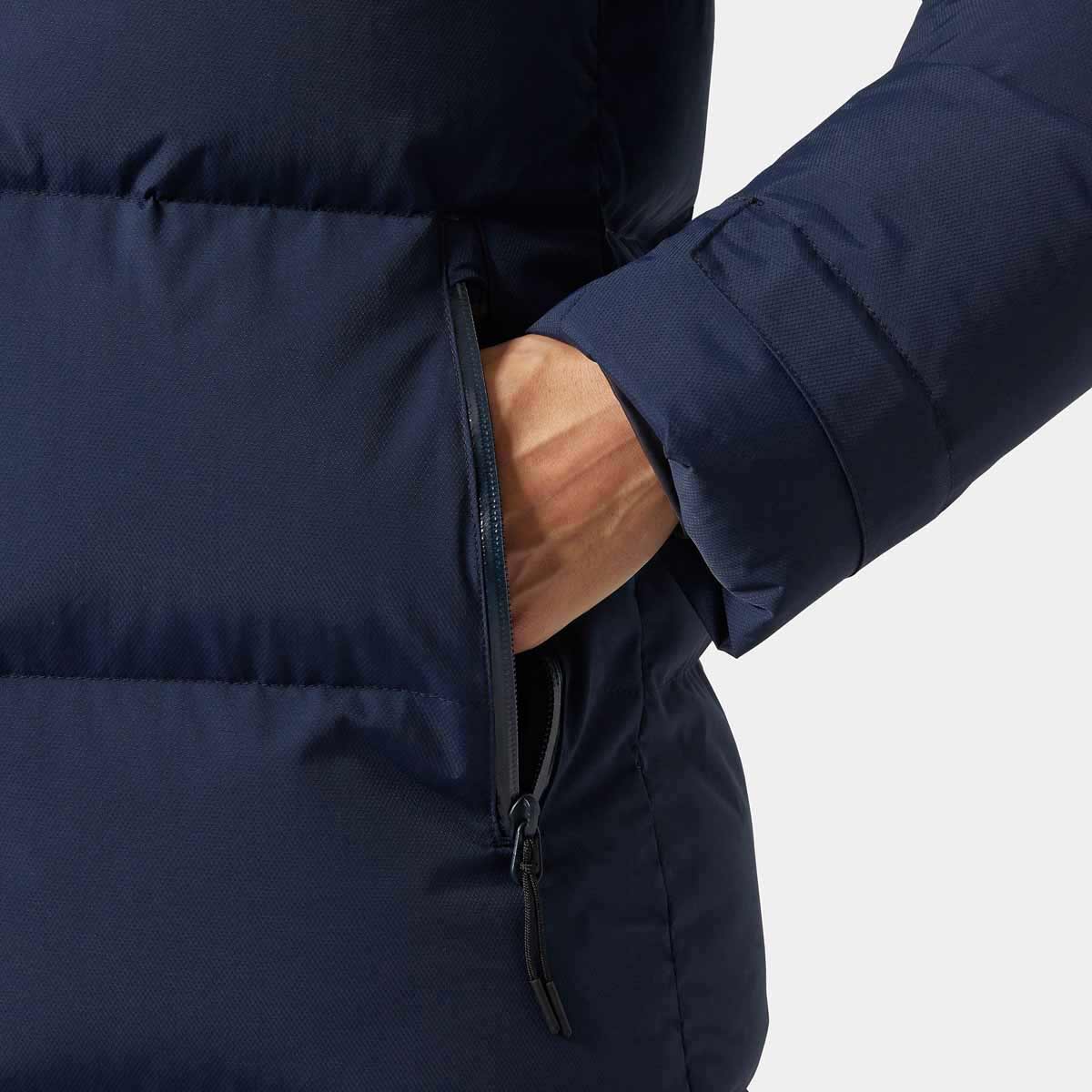Helly Hansen Womens Adore Puffy Parka - Navy - pocket