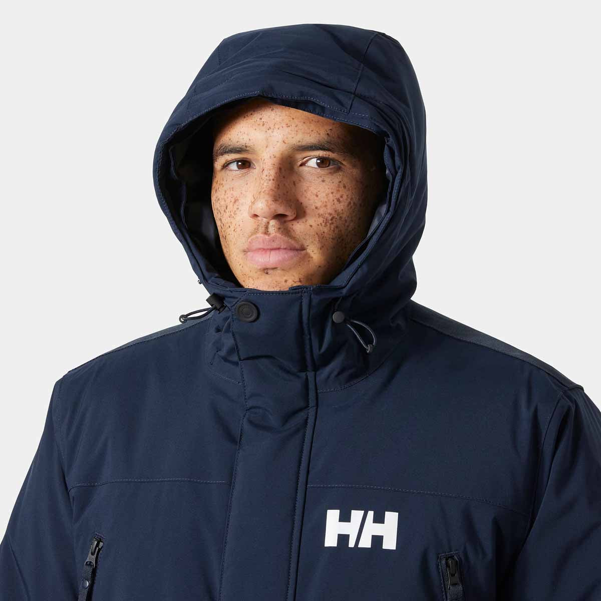 Helly Hansen Reine Parka - Navy - hood