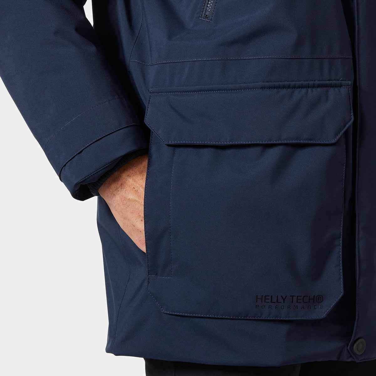 Helly Hansen Reine Parka - Navy - pocket