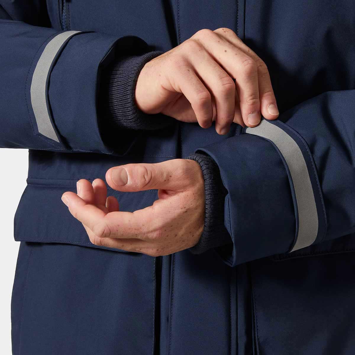 Helly Hansen Reine Parka - Navy - cuff