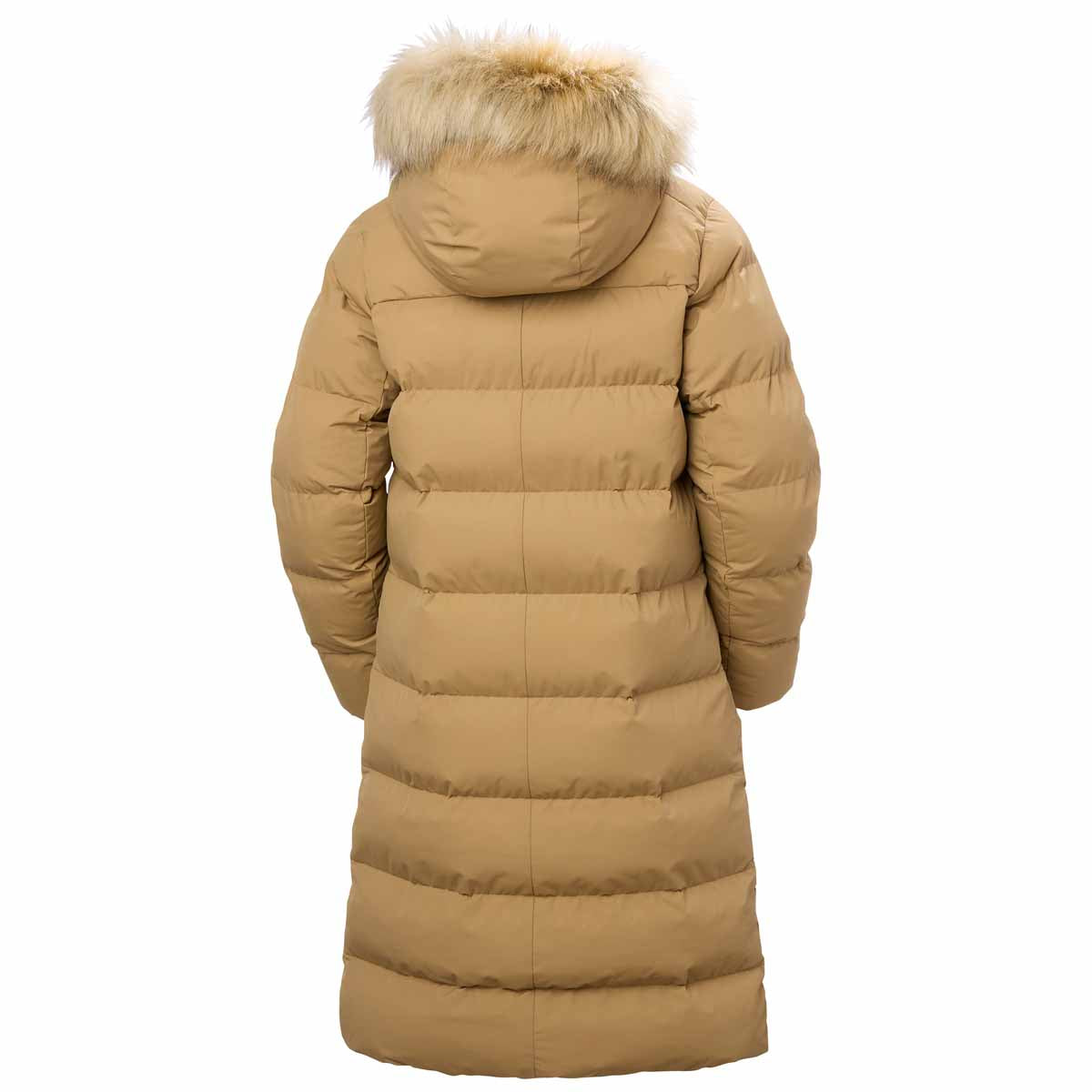 Helly Hansen Womens Aria Long Parka - elmwood - rear