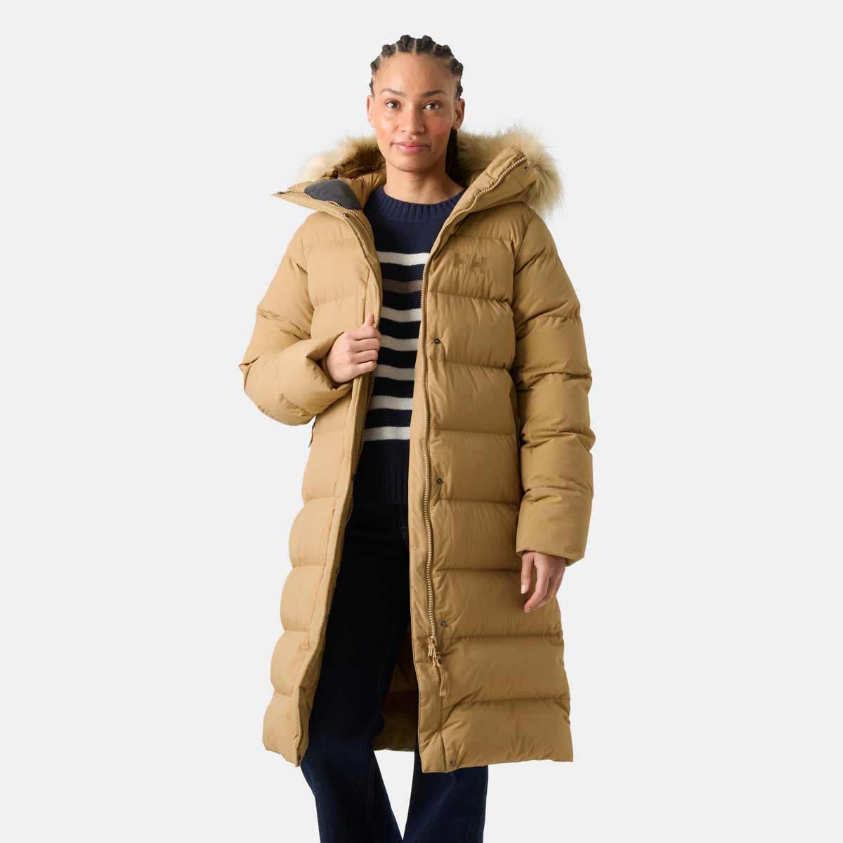 Helly Hansen Womens Aria Long Parka - elmwood
