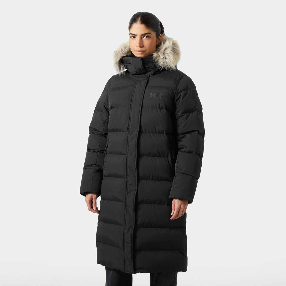 Helly Hansen Womens Aria Long Parka - black 