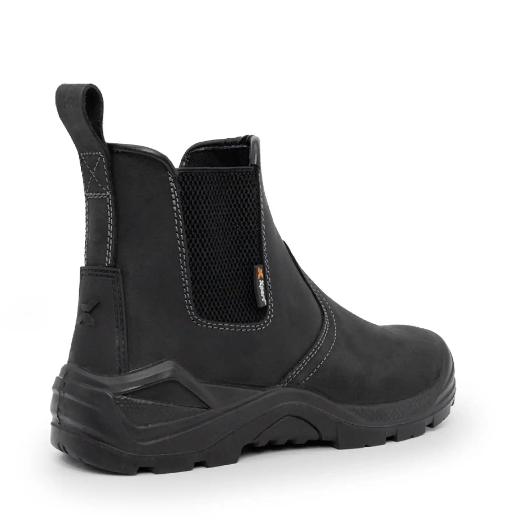 Xpert Defiant SBP Safety Dealer Boot Black - Side from Back