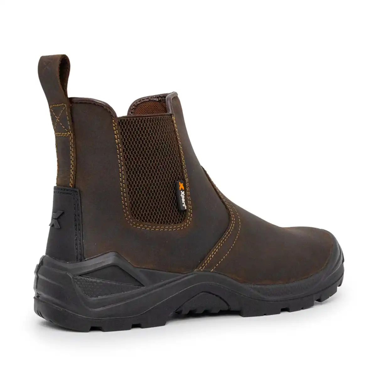 Xpert Defiant SBP Safety Dealer Boot Brown - Side Back