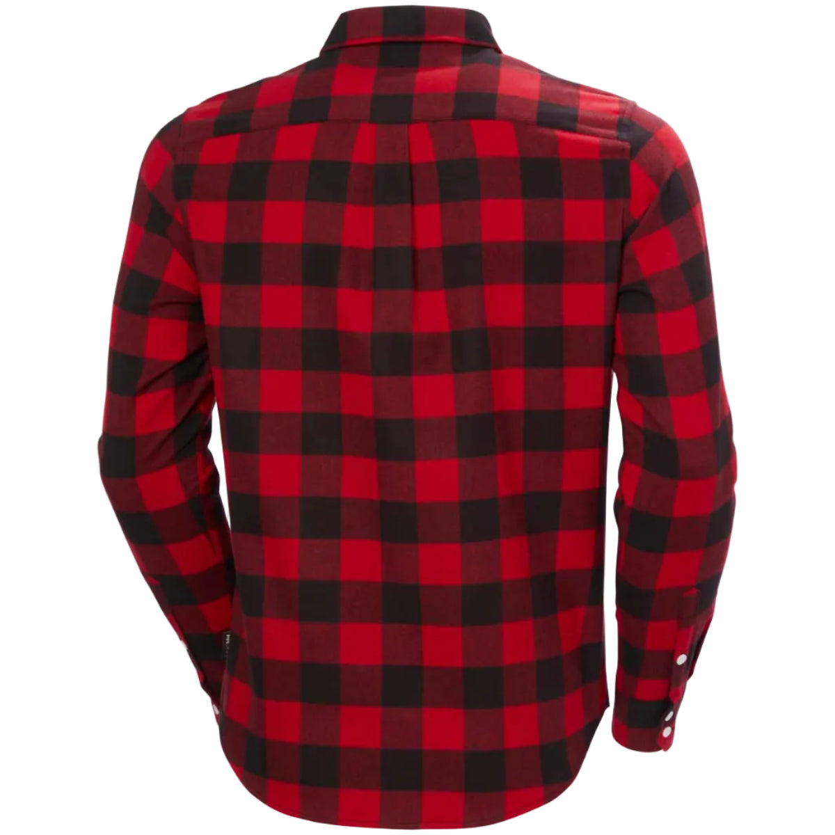 Helly Hansen Lokka Flannel LS Shirt - Red Buffalo Check - rear