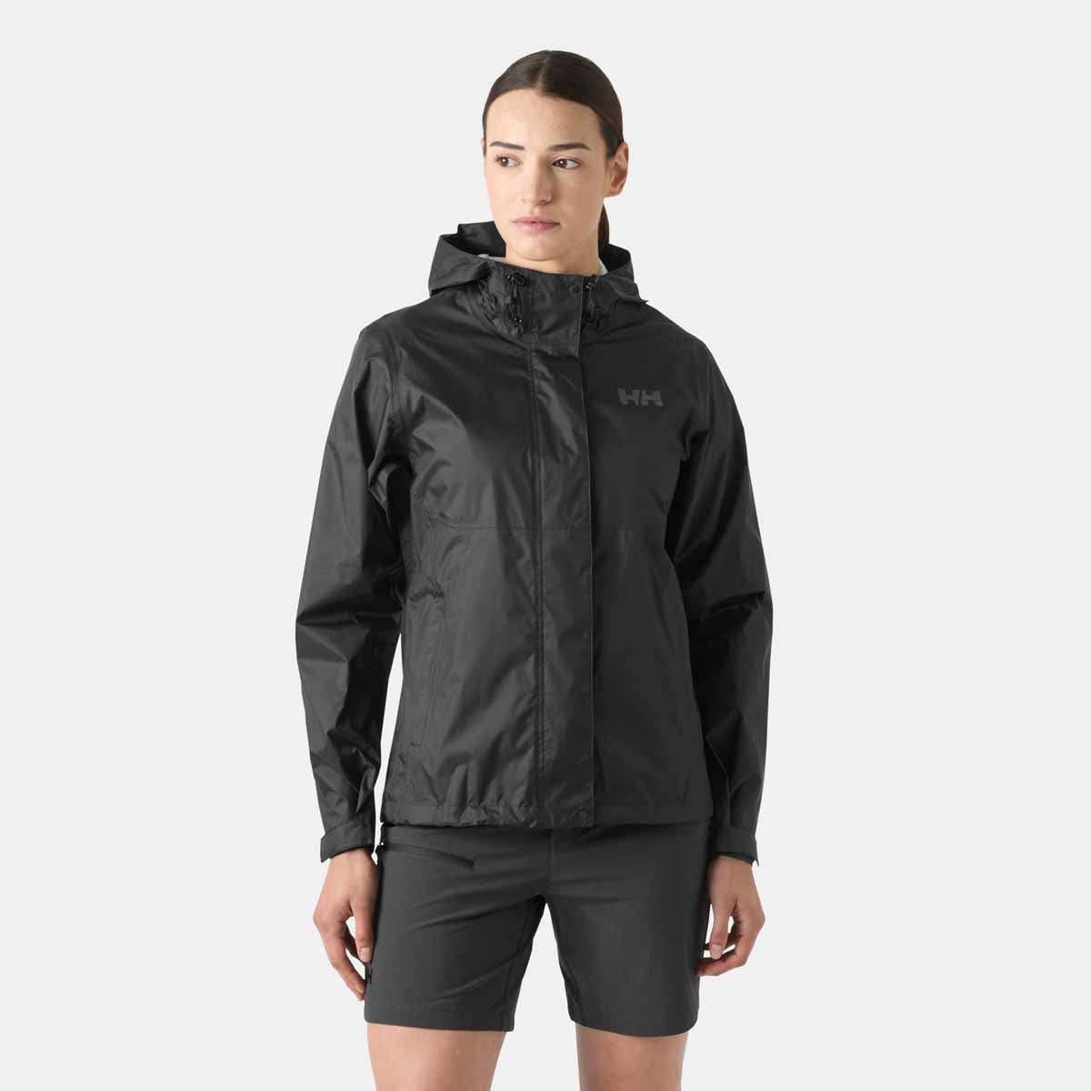 Helly Hansen Womens Loke Jacket - black - on model