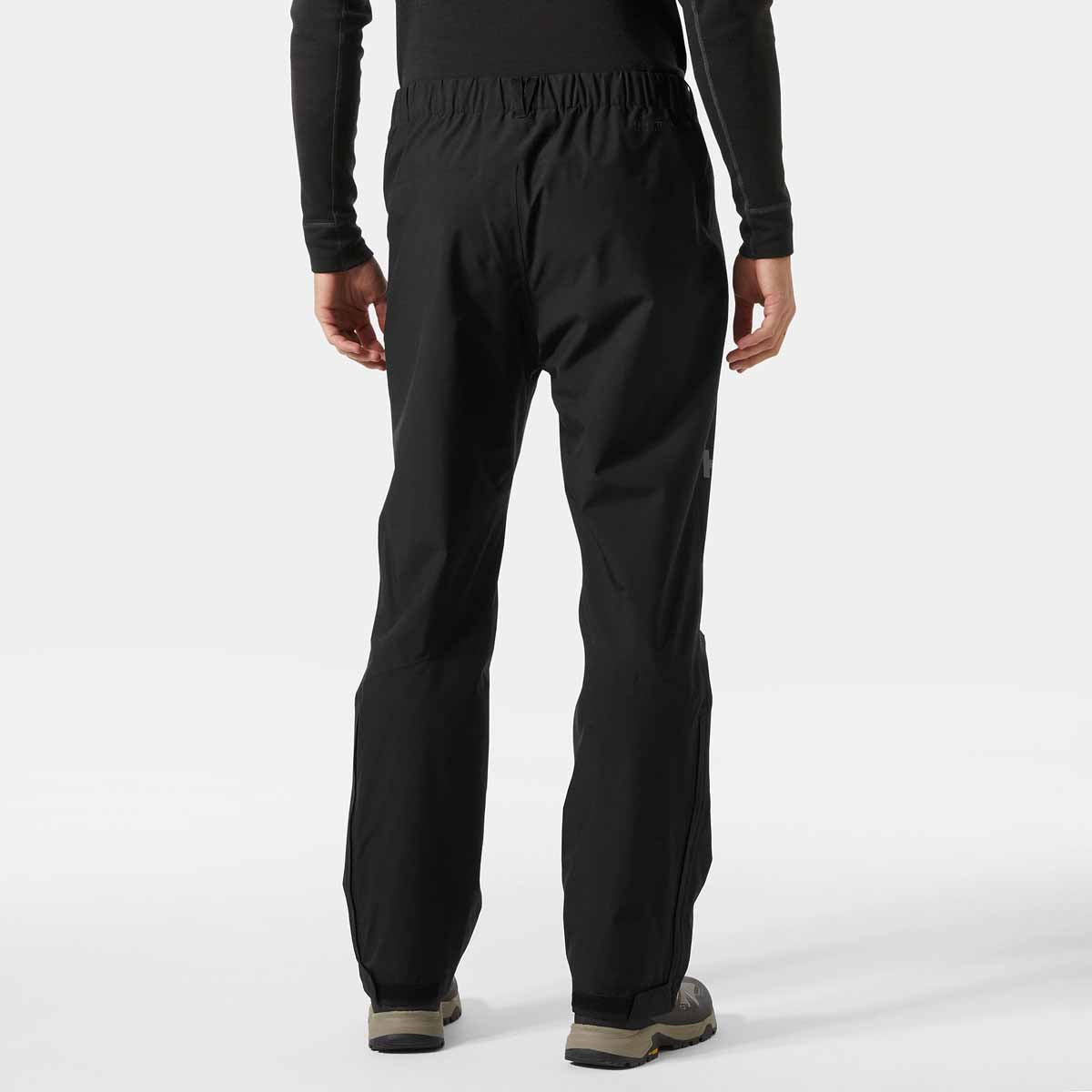 Helly Hansen Loke 2L Shell Pant - Black - rear