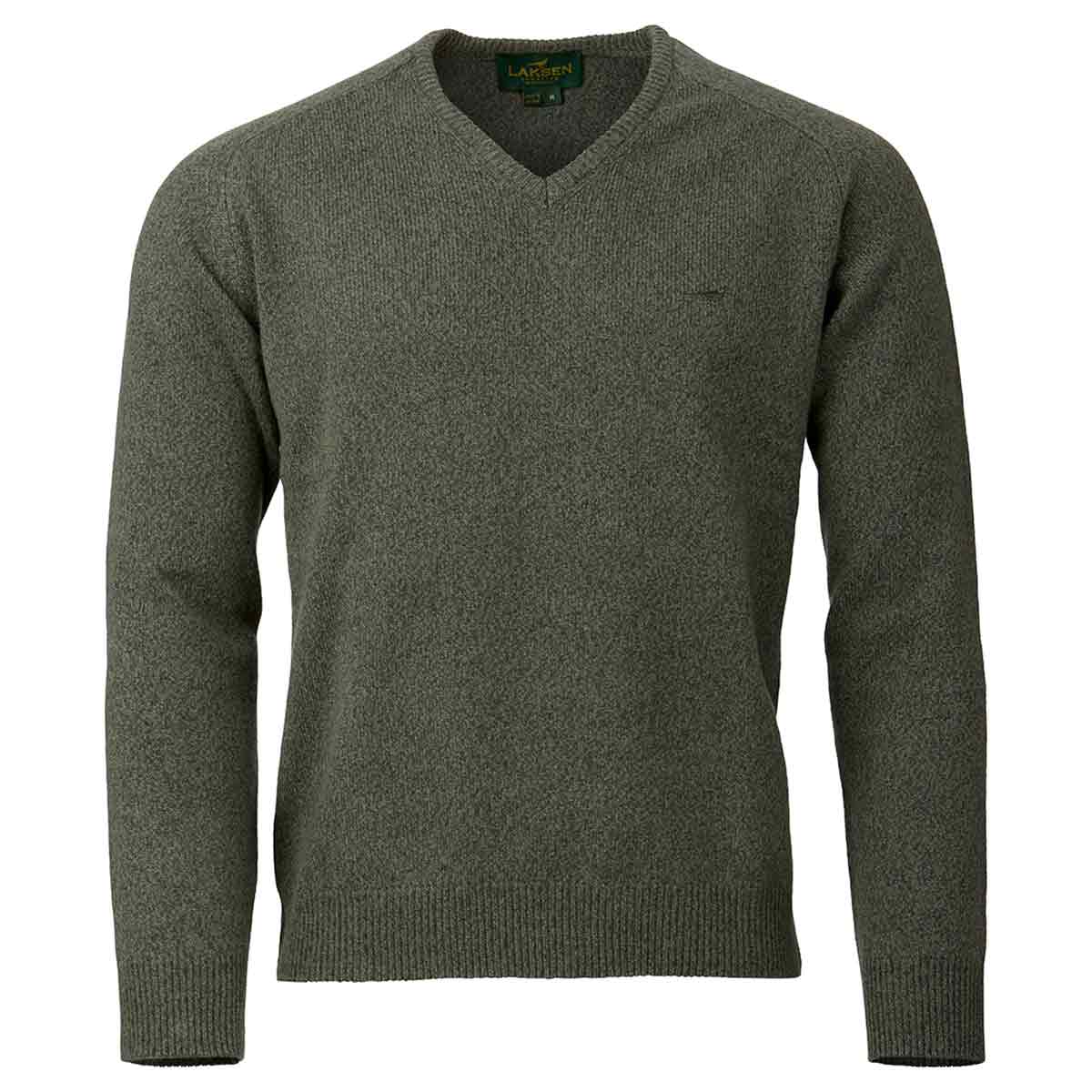 Laksen Trent V-Neck Pullover - Forest