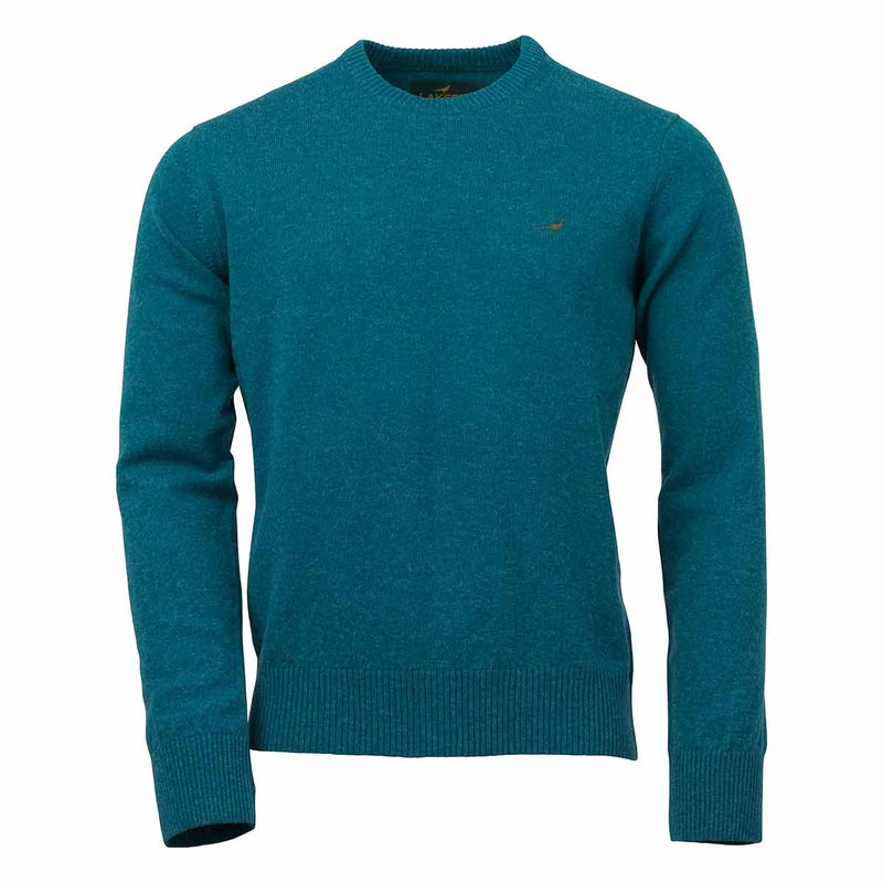 Laksen Hoy O Neck Pullover Deep Ocean