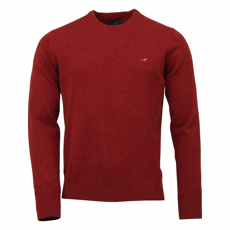 Laksen Hoy O Neck Pullover Old Red