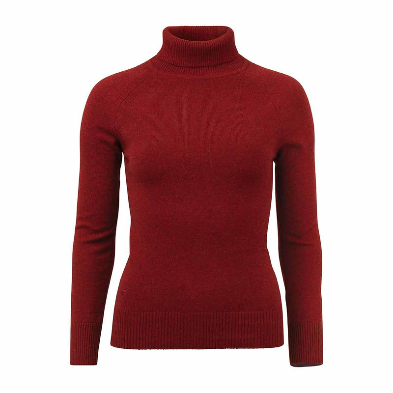 Laksen Kit Women's Rollneck Pullover Old Red