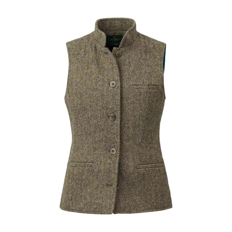 Laksen Hopnell Women's Herringbone Tweed Vest