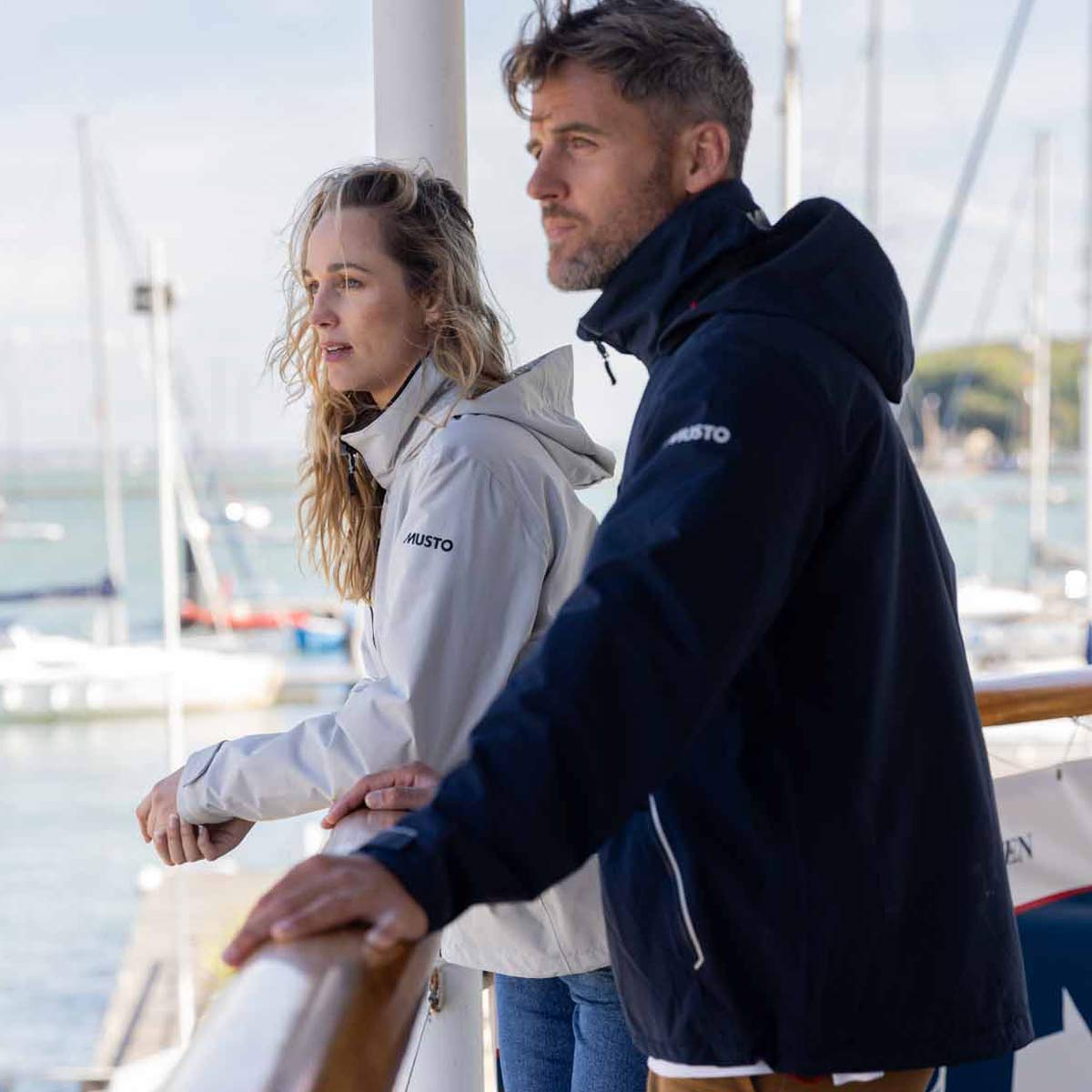 Musto Sardinia Jacket - True Navy - Model