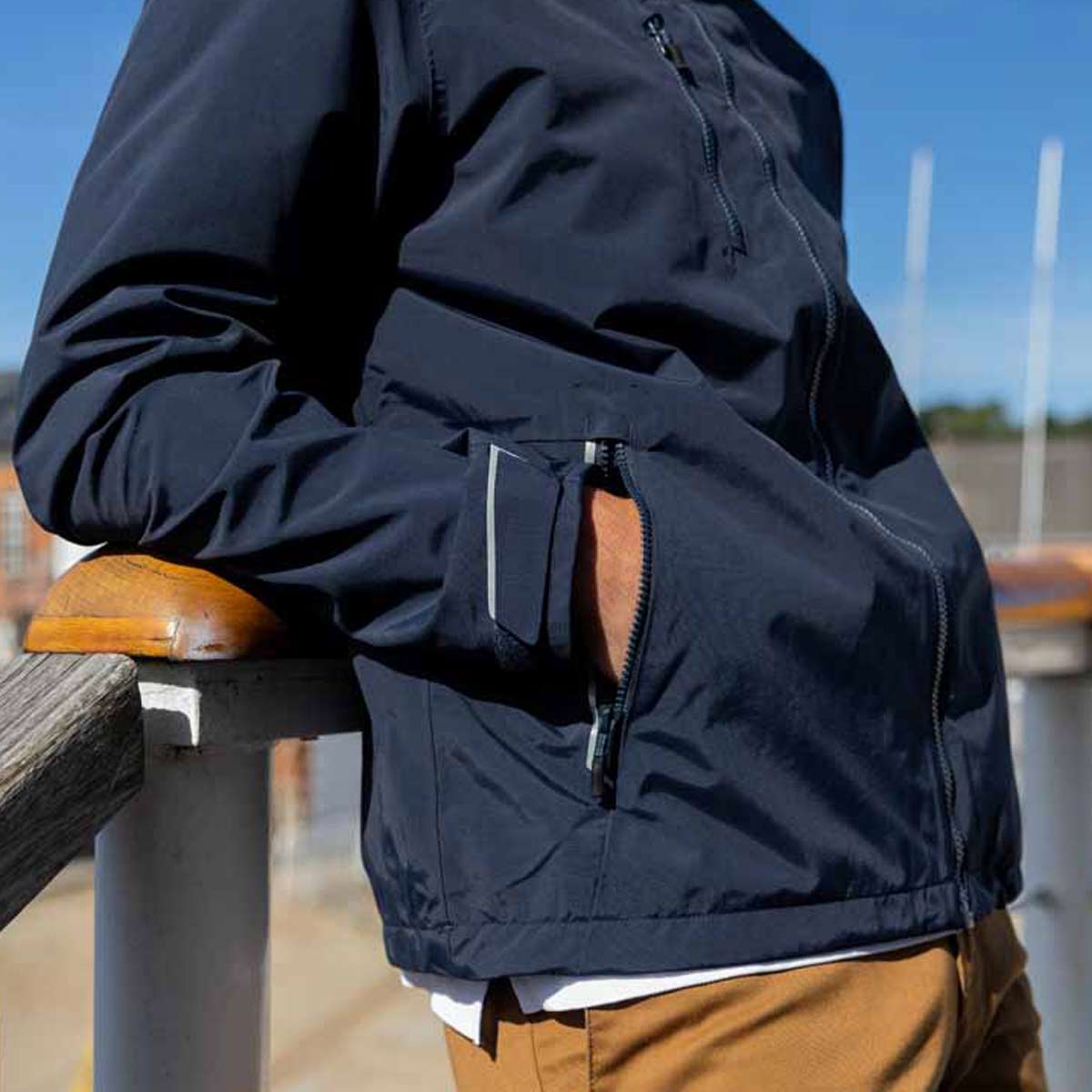 Musto Sardinia Jacket - True Navy - Pocket