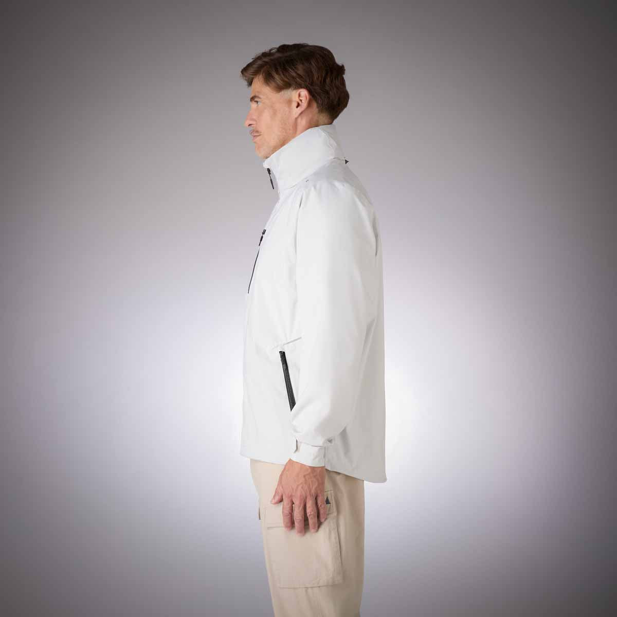 Musto Evo Waterproof Crew Jacket - Platinum