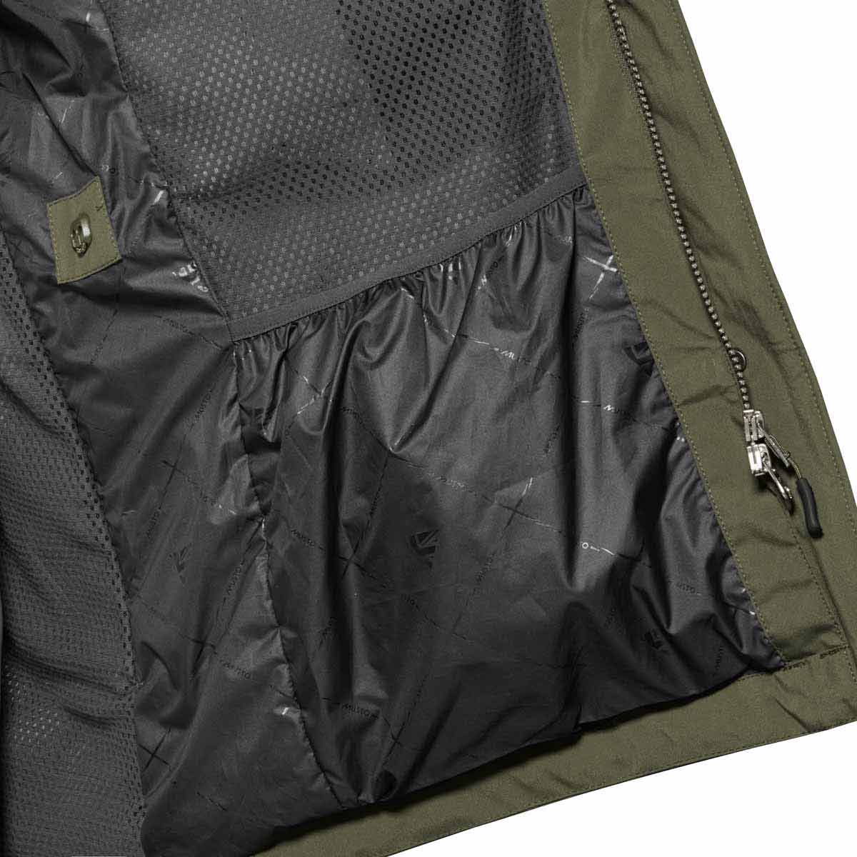 Musto Women's Fenland Stretch Waterproof Jacket - Deep Green -Inside