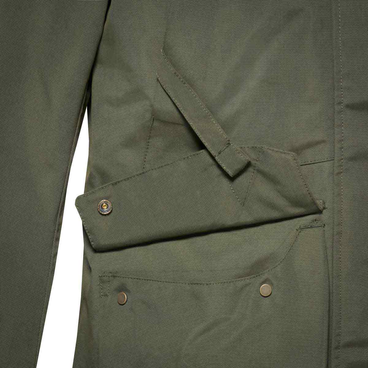 Musto Women's Burnham Waterproof Shooting Jacket - Deep Green - Pocket