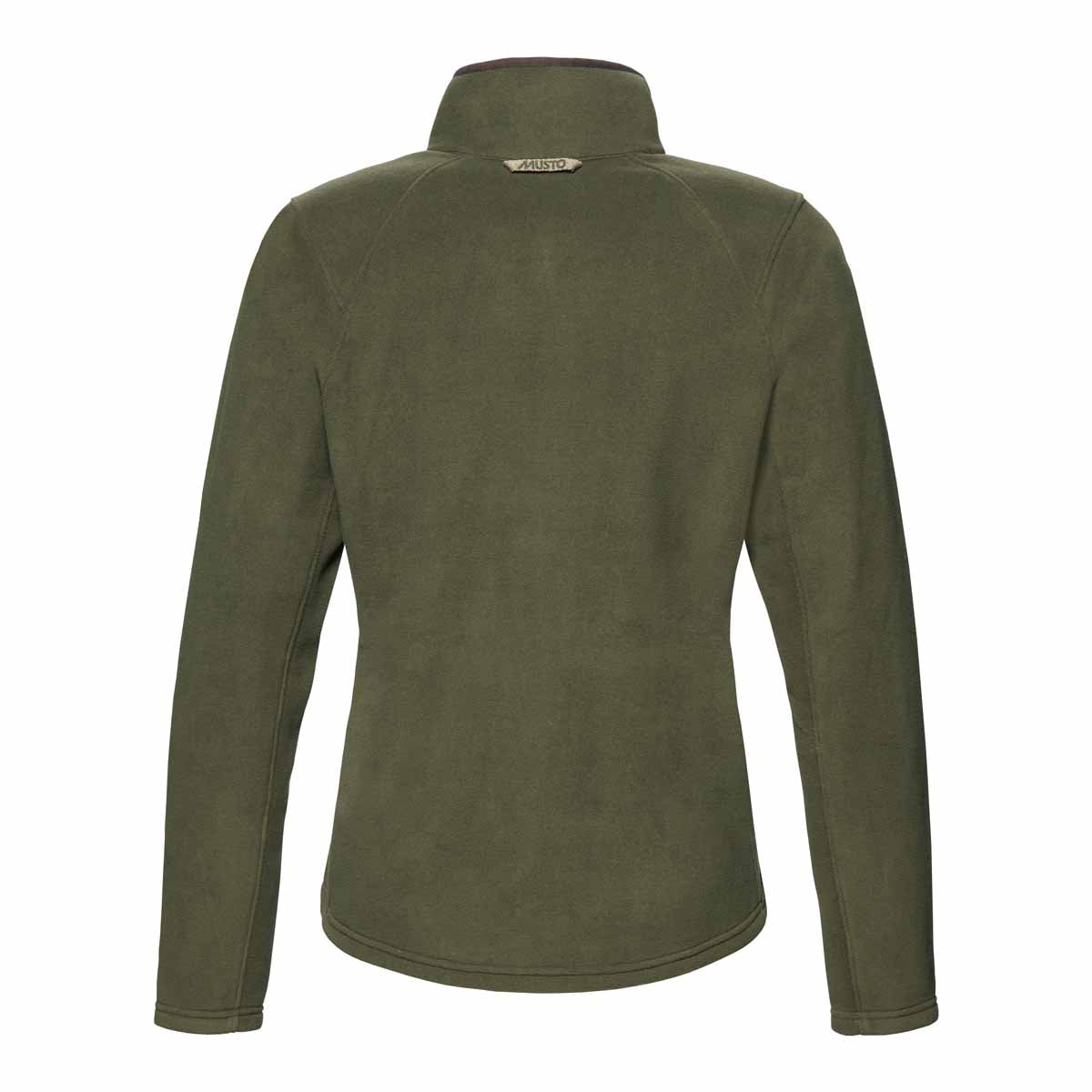 Musto Women's Fenland 200 Polartec Fleece Jacket - Deep Green Rear