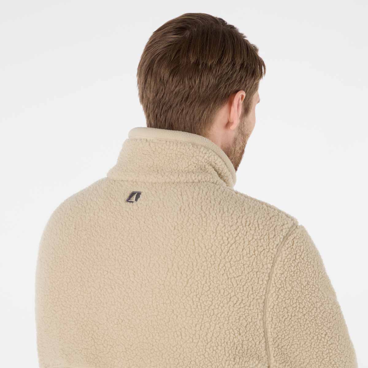 Musto Cove Deep Pile Fleece Jacket - Pure Cashmere - Rear