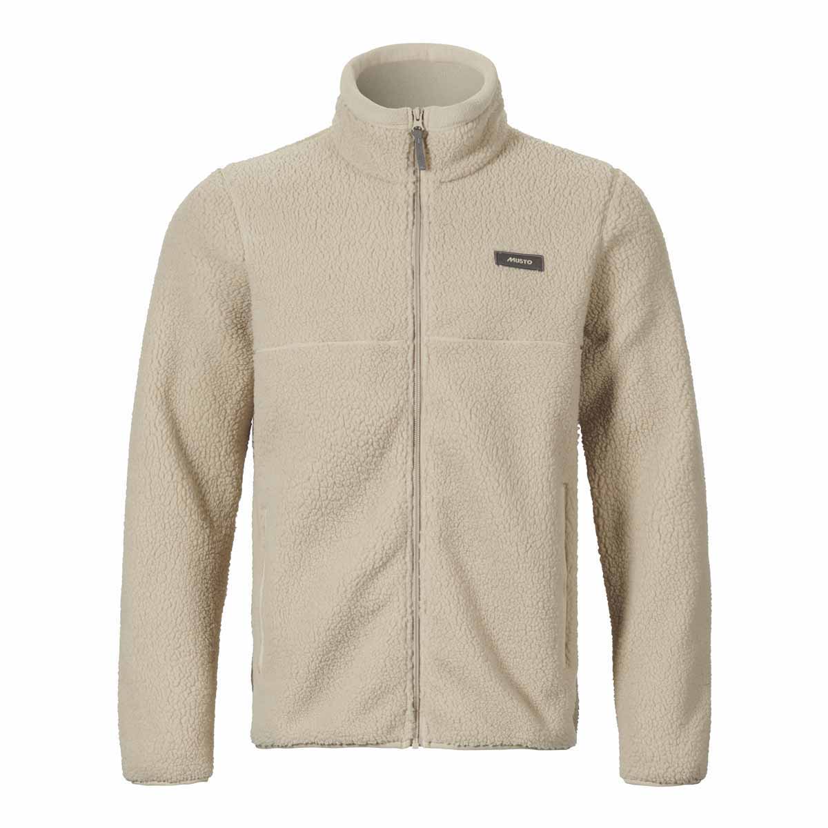 Musto Cove Deep Pile Fleece Jacket - Pure Cashmere