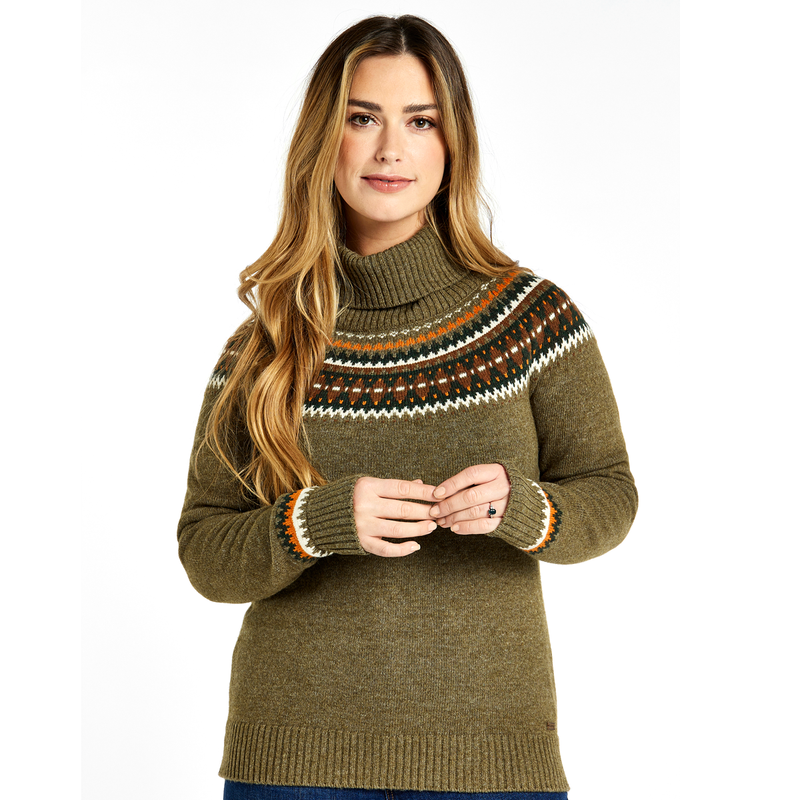 Dubarry Riverdale Knitted Sweater Dusky Green